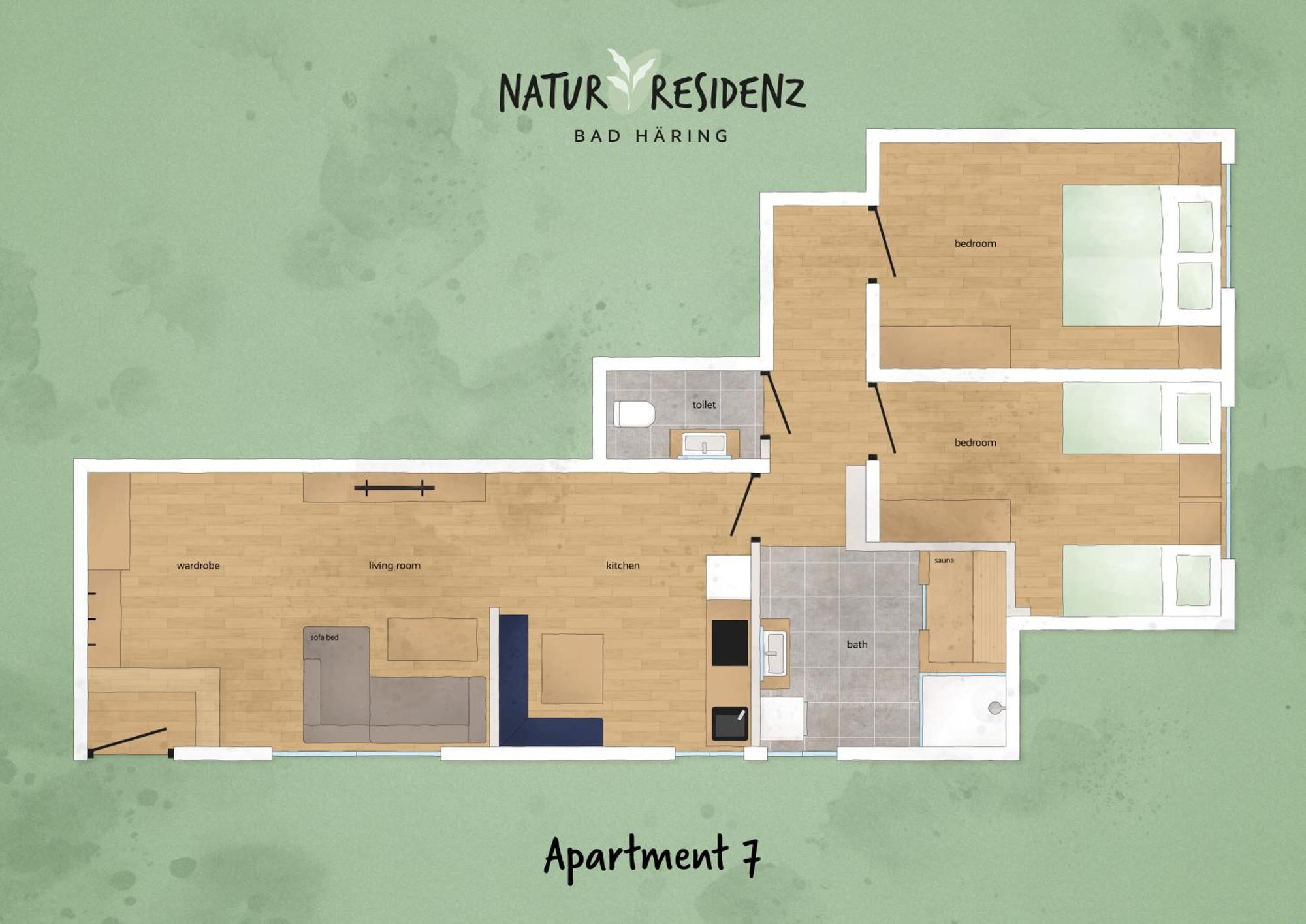 Natur Residenz Bad Haering Bagian luar foto